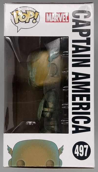 #497 Captain America (Patina) - Marvel 80 Years - Box Damaged Funko POP