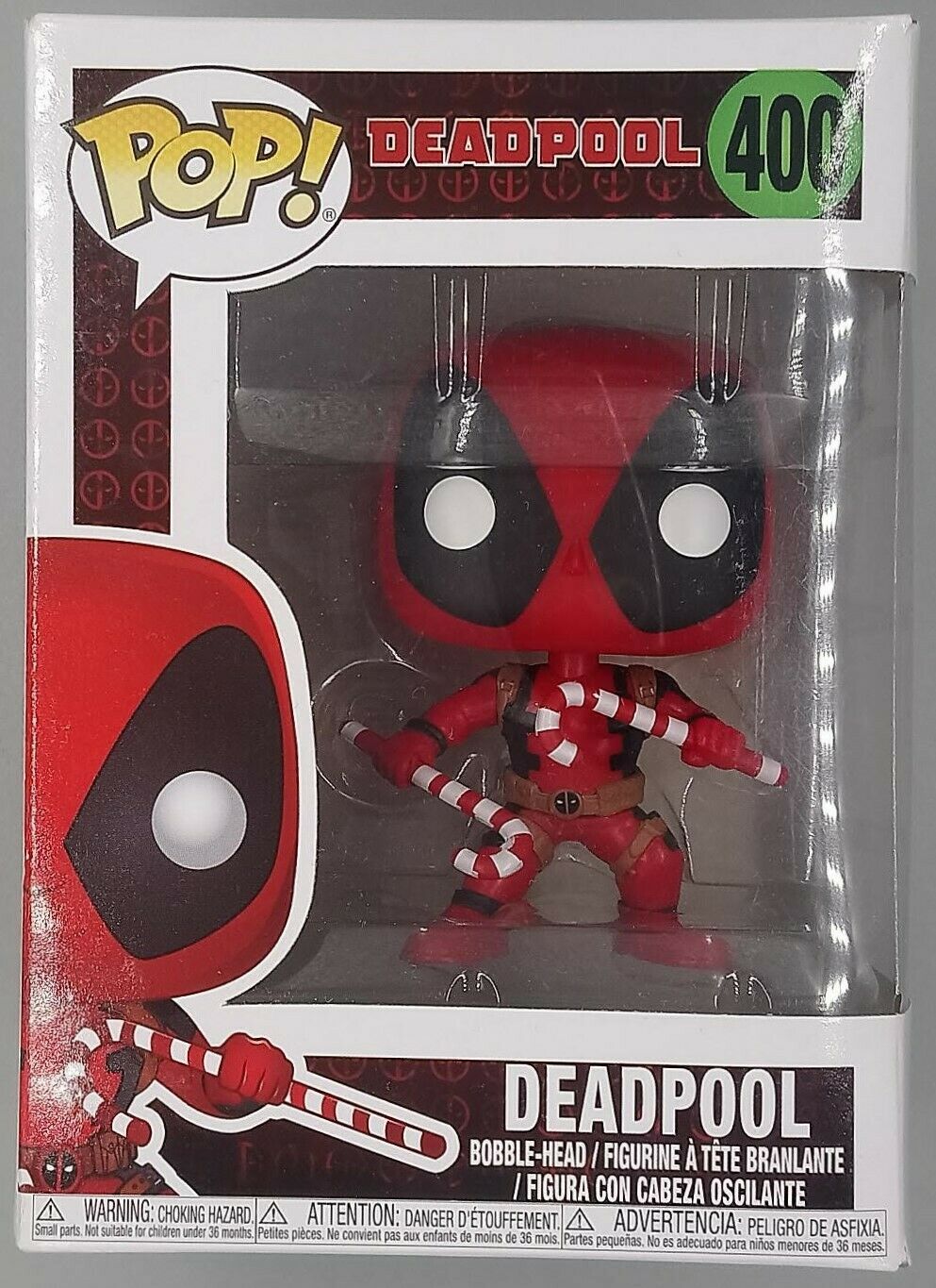 400 Deadpool (w/ Candy Canes) - Marvel - Holidays - Funko POP