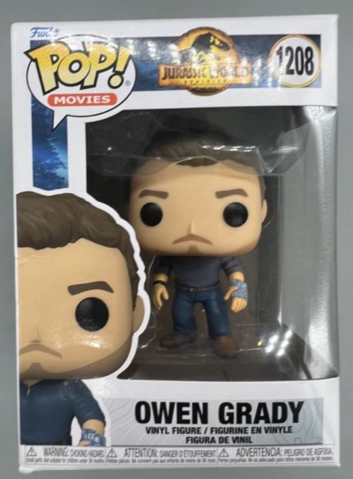 1208 Owen Grady - Jurassic World Dominion - Funko POP - Box Damaged