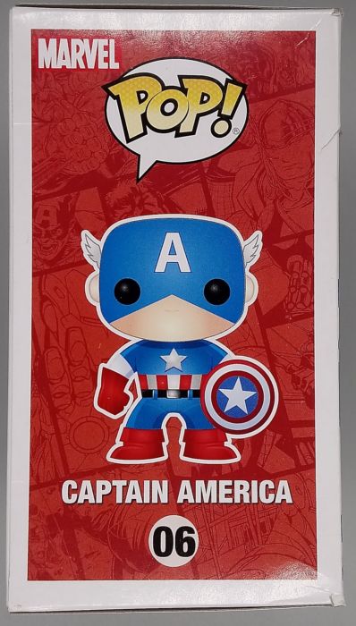 06 Captain America (Bucky) - Marvel - Funko POP - Box Damaged