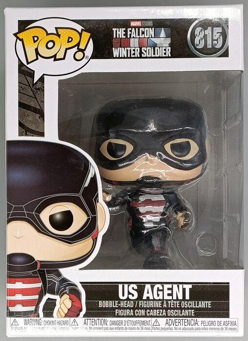815 US Agent - Marvel Falcon & Winter Soldier - Funko POP - Box Damaged
