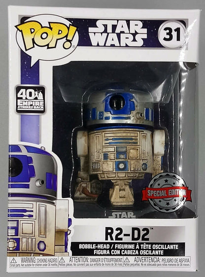 31 R2-D2 (Dagobah) - Star Wars - Funko POP - Box Damaged