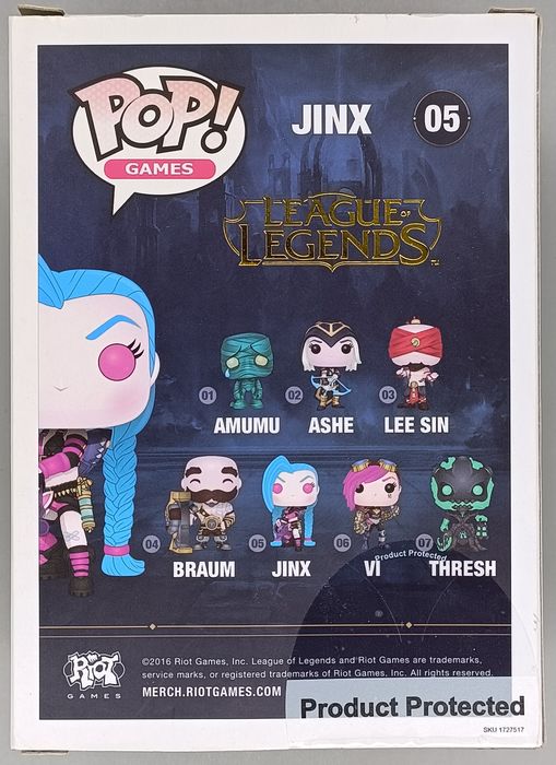 #05 Jinx - League of Legends - Box Damaged Funko POP