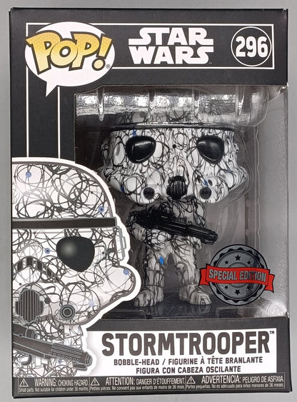 296 Stormtrooper (Futura) - Star Wars - Funko POP - Box Damaged