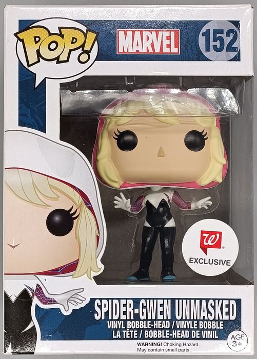 152 Spider-Gwen Unmasked - Marvel - Funko POP - Box Damaged