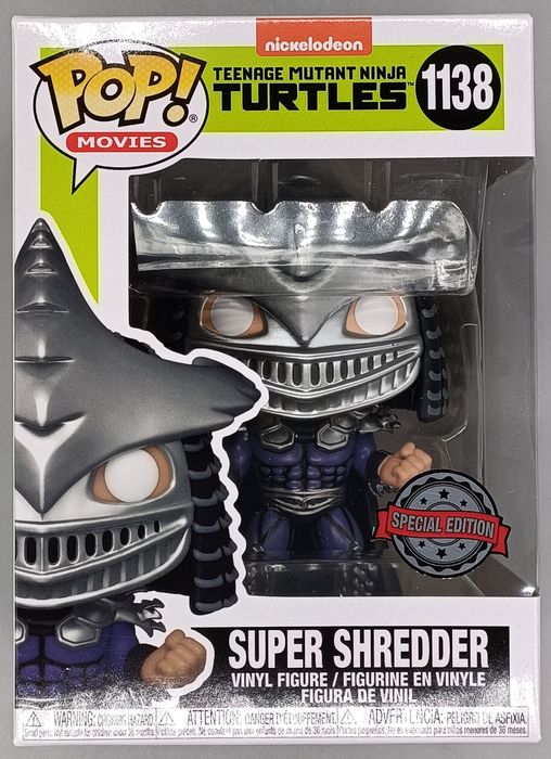 #1138 Super Shredder - Metallic Teenage Mutant Ninja Turtles Funko POP