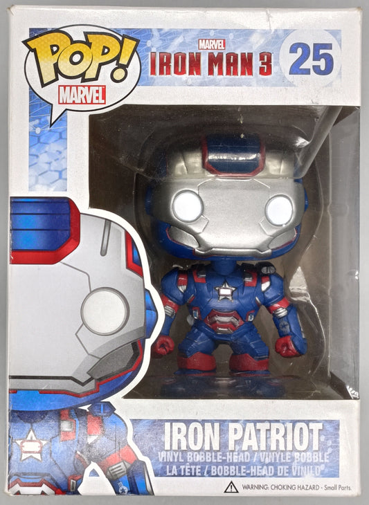 #25 Iron Patriot - Marvel Iron Man 3 - Box Damaged Funko POP
