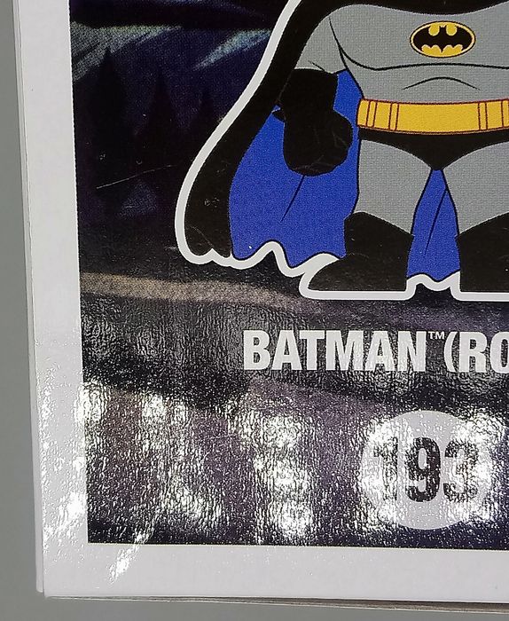 193 Batman (Robot- Full Metal Head) Chase DC Animated Funko POP - Box Damaged