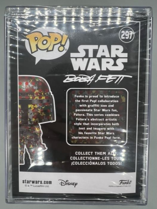 Funko 44808 Pop! Star Wars: Boba Fett (Futura Artist Series Special Edition) #297 Funko POP