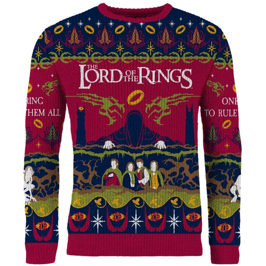 Lord Of The Rings One Sweater To Rule Them All Christmas Jumper (Size XL)