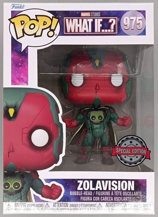 #975 ZolaVision - Marvel What if...? - Box Damaged Funko POP