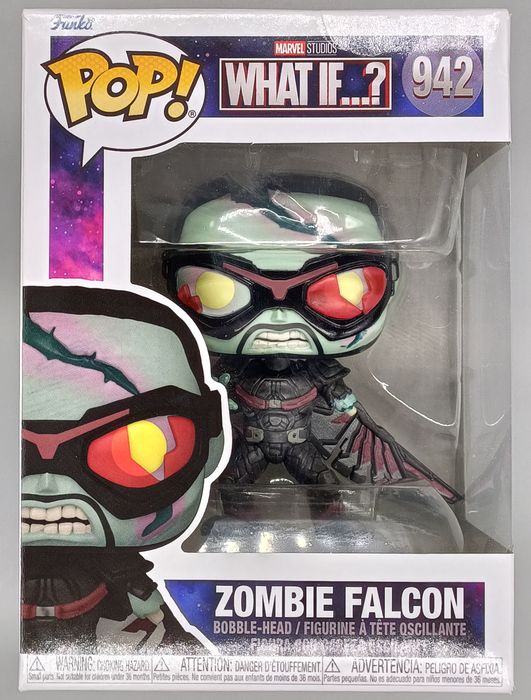 942 Zombie Falcon - Marvel What if...? - Funko POP - Box Damaged