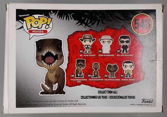 #548 Tyrannosaurus Rex - Jurassic Park - Box Damaged Funko POP