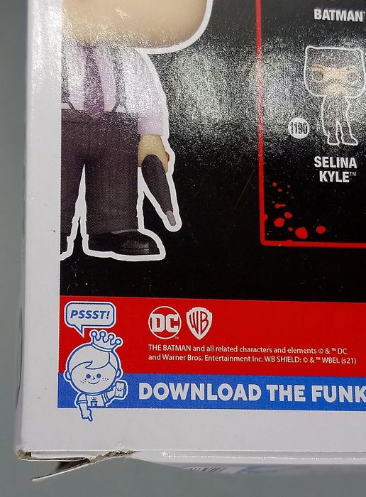 #1191 Oswald Cobblepot (w/o Coat) Chase DC The Batman Box Damaged Funko POP