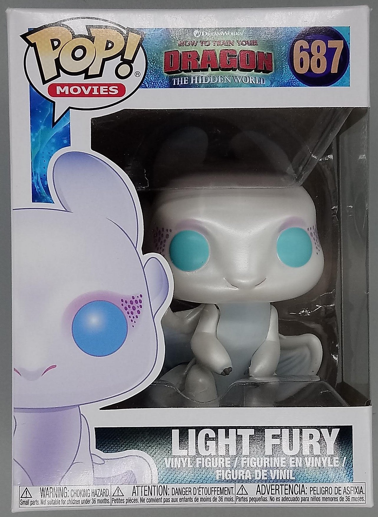 687 Light Fury - How To Train Your Dragon 3 Funko POP - Brand New