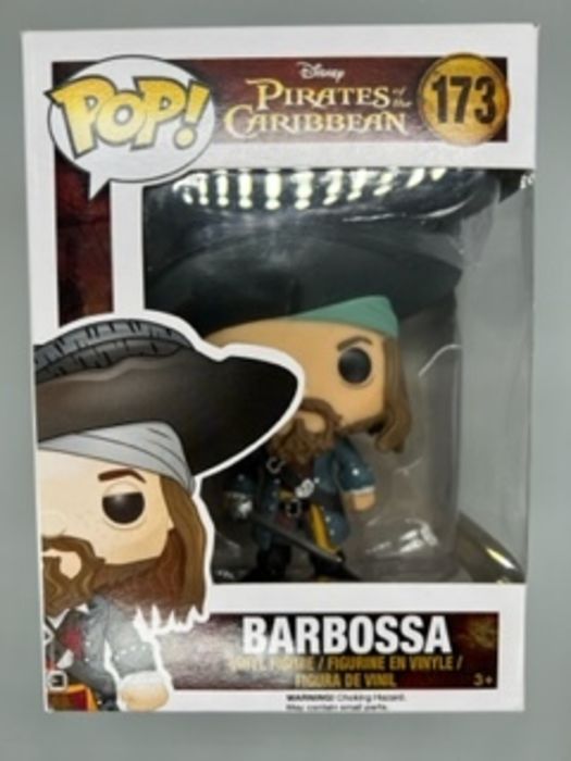 #173 Barbossa - Disney Pirates of the Caribbean - Box Damaged Funko POP