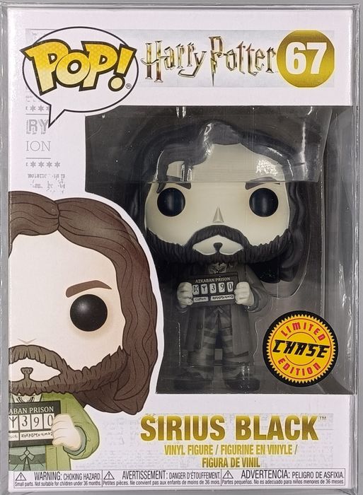 67 Sirius Black (Prisoner) B&W Chase Edition Harry Potter Funko POP