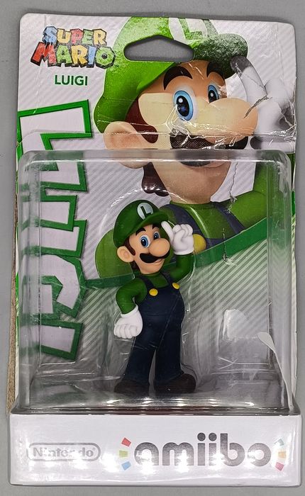 Nintendo amiibo Figure Luigi amiibo - Super Mario Collection for Nintendo Wii-U - [No Box]