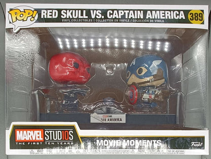 389 Red Skull vs. Captain America Movie Moment Marvel - Box Damaged Funko POP