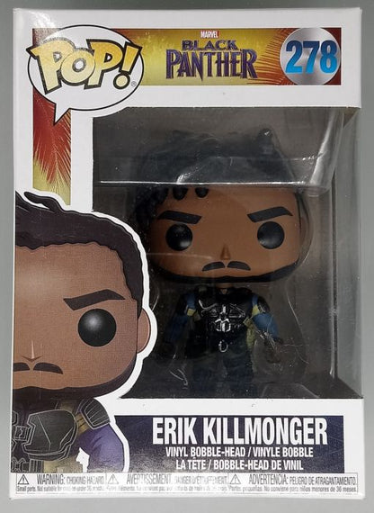 #278 Erik Killmonger - Marvel Black Panther Box Damaged Funko POP