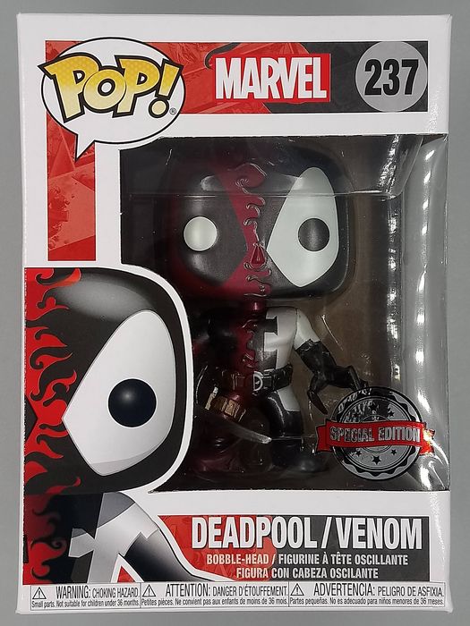 237 Deadpool / Venom - Metallic - Marvel - Funko POP - Box Damaged