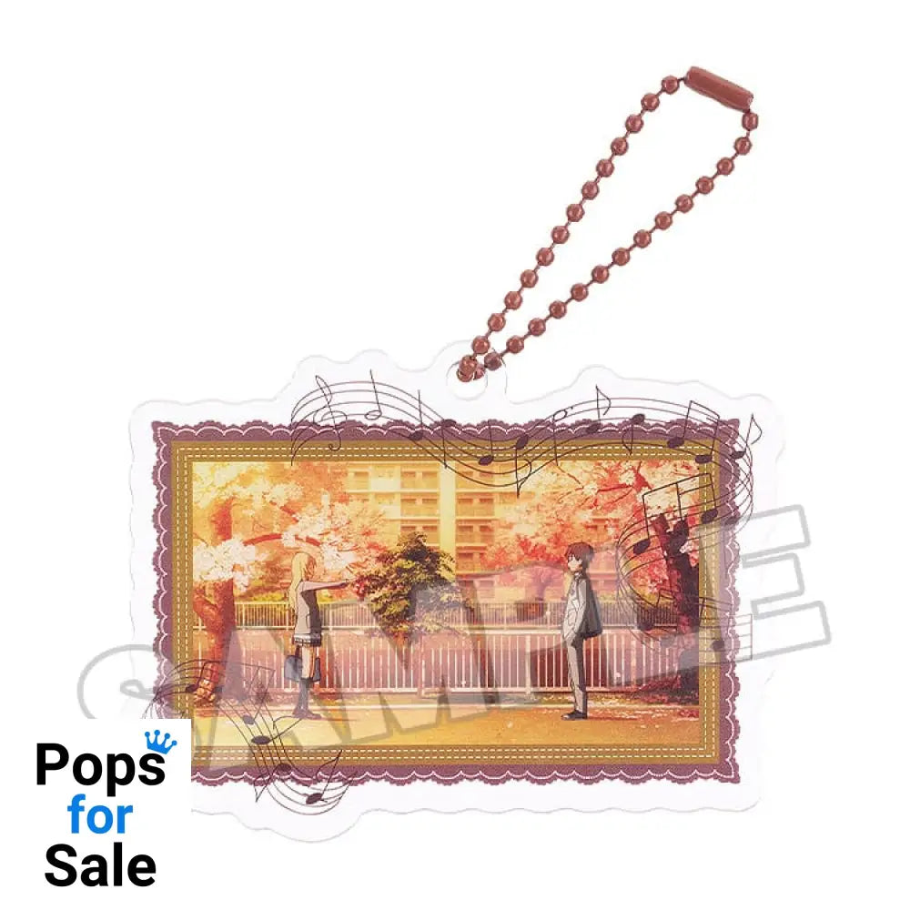 Your Lie in April Acrylic Keychain Anime Scene B 8 cm