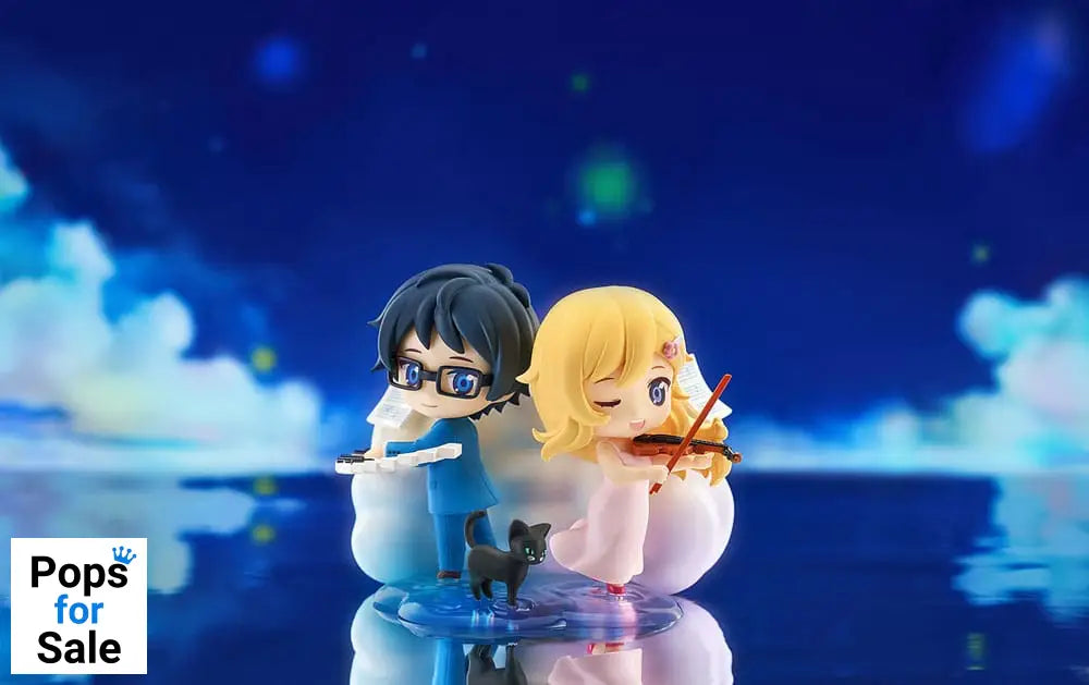 Your Lie in April Qset Mini-Figure 2-Pack Kaori Miyazono & Kosei Arima 9 cm