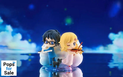 Your Lie in April Qset Mini-Figure 2-Pack Kaori Miyazono & Kosei Arima 9 cm