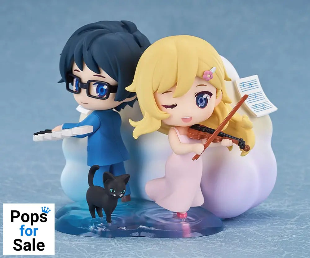 Your Lie in April Qset Mini-Figure 2-Pack Kaori Miyazono & Kosei Arima 9 cm