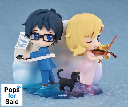 Your Lie in April Qset Mini-Figure 2-Pack Kaori Miyazono & Kosei Arima 9 cm