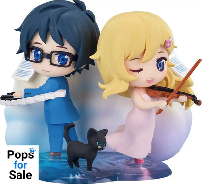 Your Lie in April Qset Mini-Figure 2-Pack Kaori Miyazono & Kosei Arima 9 cm