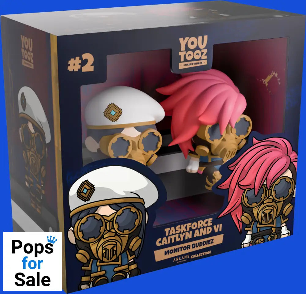 YouTooz Arcane: Taskforce Caitlyn & Vi Monitor Buddiez Action Figure