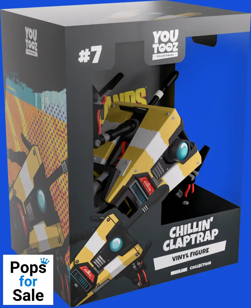 Youtooz Borderlands Chillin Claptrap Action Figure