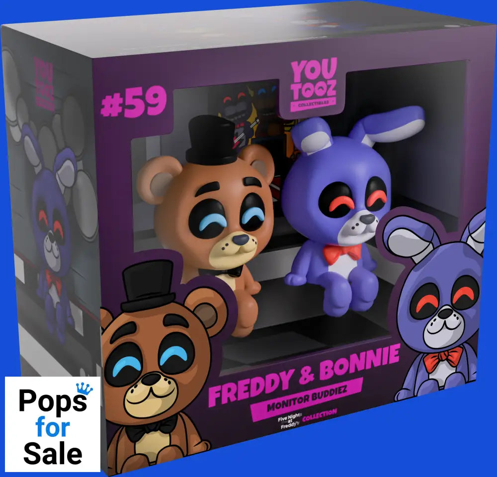 YouTooz Five Nights at Freddy`s: Freddy & Bonnie Monitor Buddiez Action Figure
