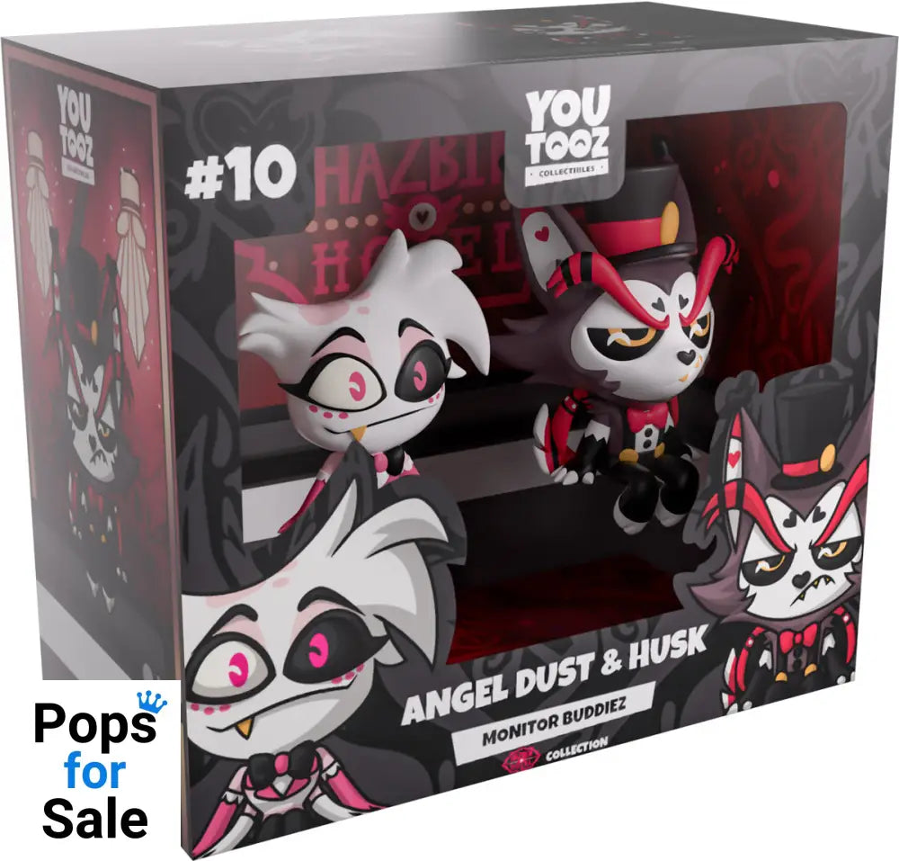 YouTooz - Hazbin Hotel: Angel Dust and Husk Monitor Buddiez Figure