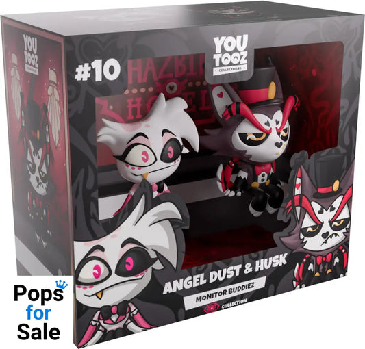 YouTooz - Hazbin Hotel: Angel Dust and Husk Monitor Buddiez Figure