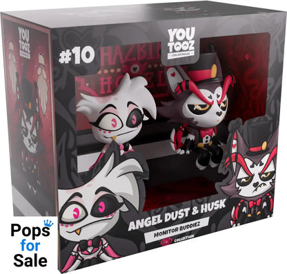 YouTooz - Hazbin Hotel: Angel Dust and Husk Monitor Buddiez Figure