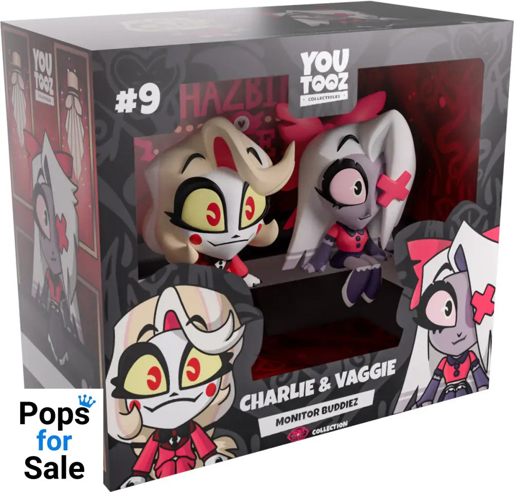 YouTooz - Hazbin Hotel: Charlie and Vaggie Monitor Buddiez Figure