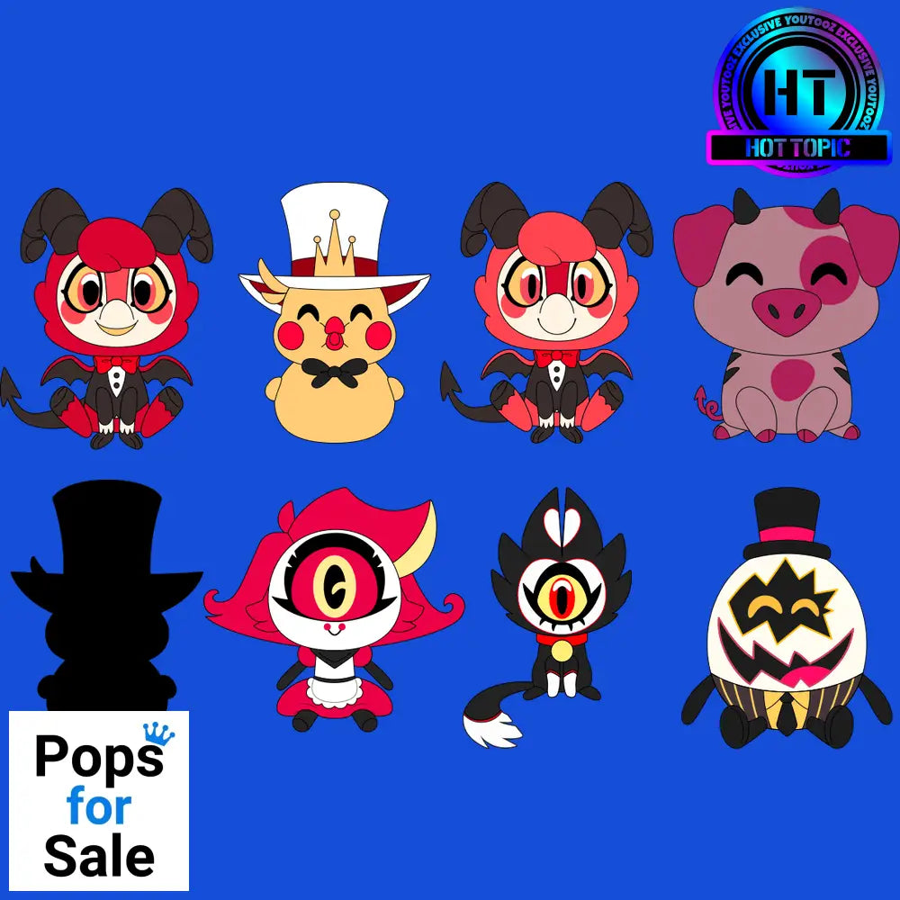 Youtooz - Hazbin Hotel: Lil Guyz - Blind Box (6 Inch Plush in Each Box) Plush Figure