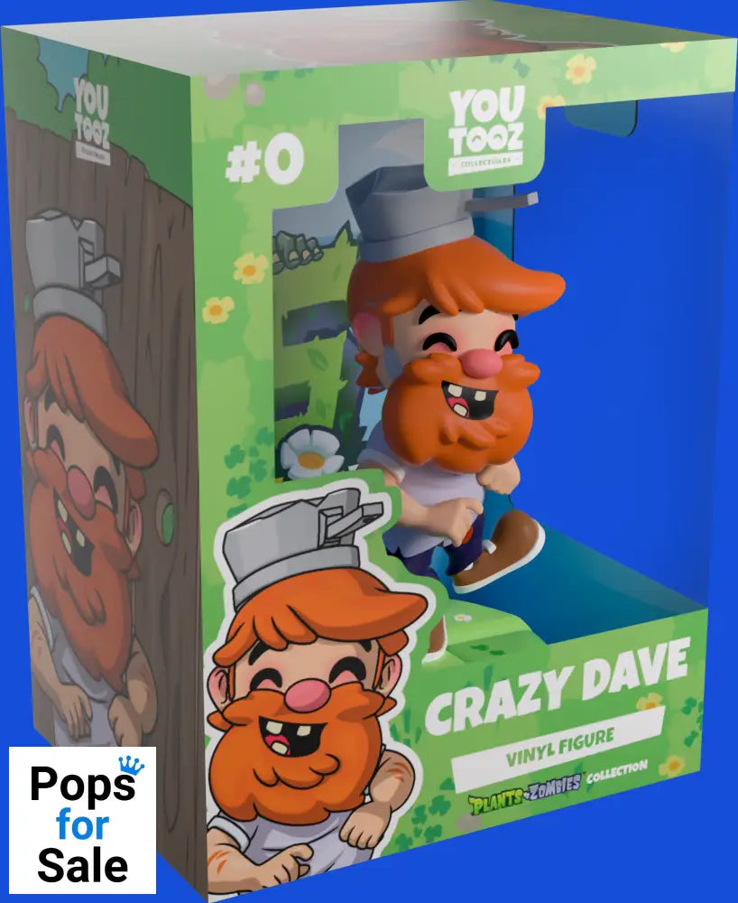 YouTooz Plants Vs Zombies: Crazy Dave Action Figure