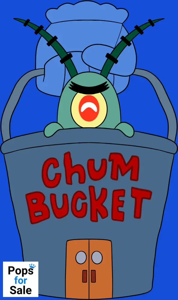 YouTooz - Spongebob Squarepants: Plankton Chum Bucket Plush (9IN)