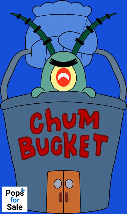 YouTooz - Spongebob Squarepants: Plankton Chum Bucket Plush (9IN)