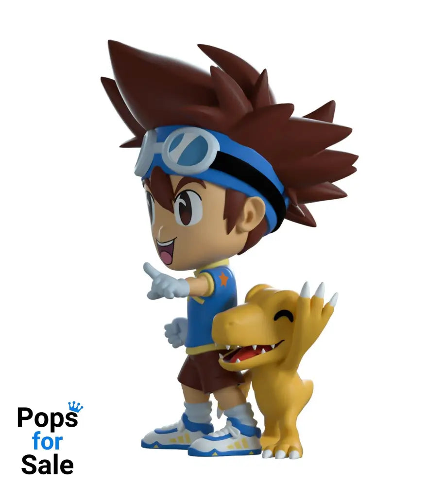 Youtooz Tai and Agumon