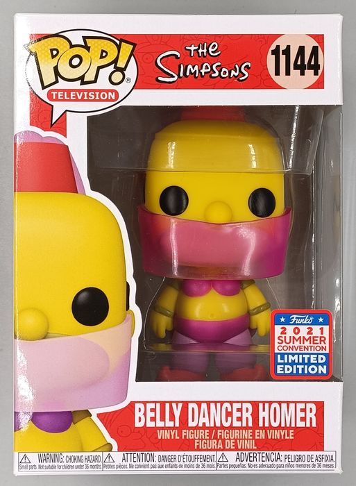 #1144 Belly Dancer Homer - The Simpsons - 2021 Con Funko POP