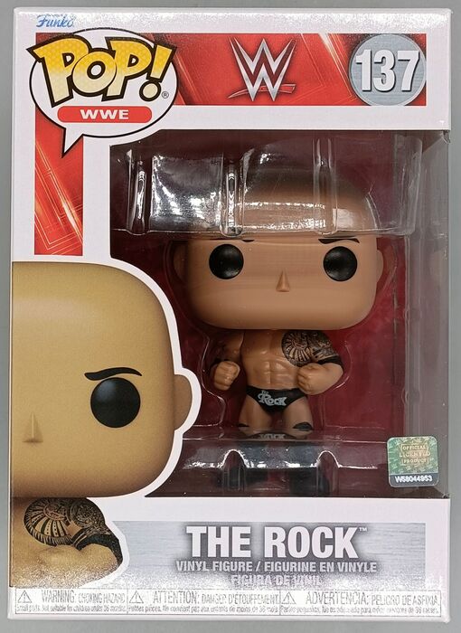137 The Rock - WWE Funko POP - Brand New
