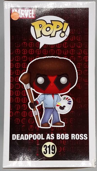 319 Deadpool as Bob Ross - Marvel Deadpool Funko POP