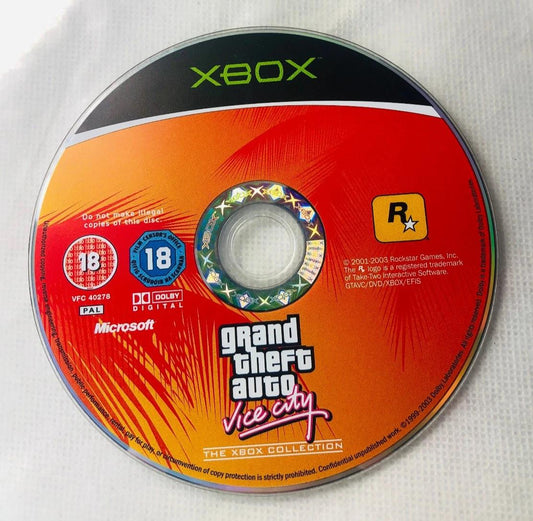 Grand Theft Auto: Vice City for Microsoft Xbox - [Just Disc]
