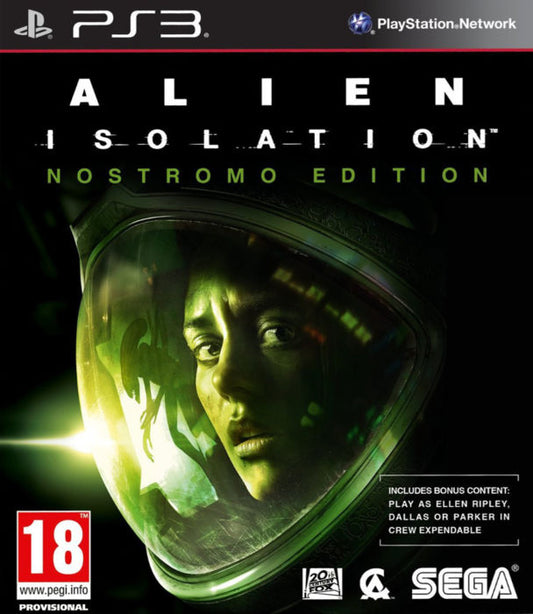 Alien Isolation Nostromo Edition for Playstation 3 (PS3)