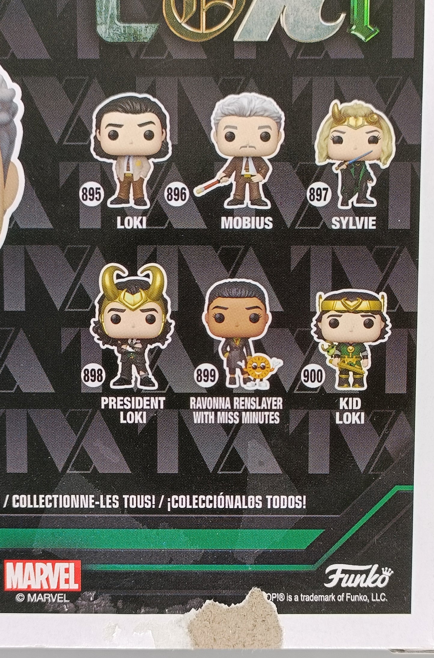 #896 Mobius - Marvel Loki - Box Damaged Funko POP