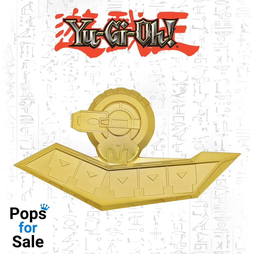 Yu-Gi-Oh! 24K Gold Plated Duel Disk Mini Replica 18 cm